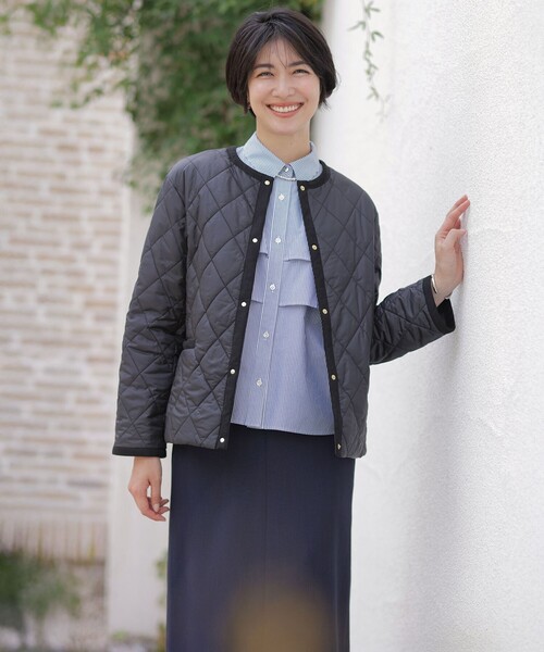 J.PRESS(ジェイプレス)の「COTTON TEX ブラウス(シャツ/ブラウス・レディース・ネイビー系1/サックスブルー系/ライトグレー系・11/9)」の7枚目の写真
