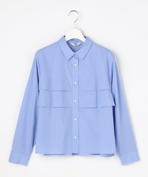 J.PRESS(ジェイプレス)の「COTTON TEX ブラウス(シャツ/ブラウス・レディース・ネイビー系1/サックスブルー系/ライトグレー系・11/9)」の21枚目の写真