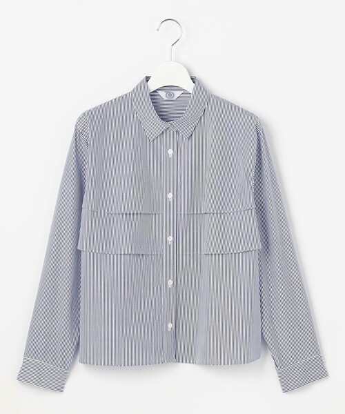 J.PRESS(ジェイプレス)の「COTTON TEX ブラウス(シャツ/ブラウス・レディース・ネイビー系1/サックスブルー系/ライトグレー系・11/9)」の22枚目の写真