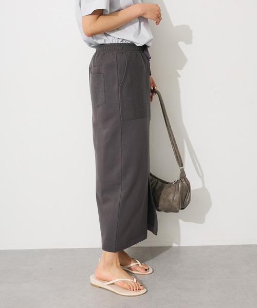 CRAFT STANDARD BOUTIQUE(クラフトスタンダードブティック)の「カットソーIラインスカート◆(スカート・レディース・アイボリー/ダークグレー/イエロー・FREE)」の22枚目の写真