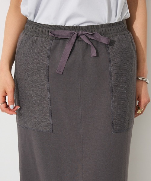 CRAFT STANDARD BOUTIQUE(クラフトスタンダードブティック)の「カットソーIラインスカート◆(スカート・レディース・アイボリー/ダークグレー/イエロー・FREE)」の15枚目の写真