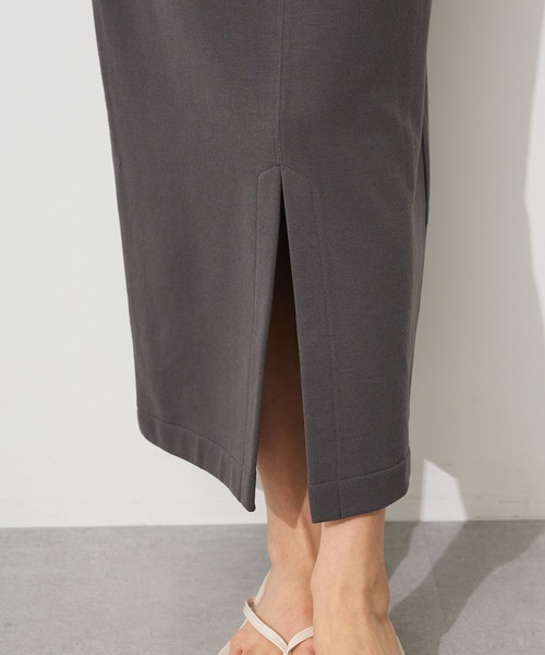 CRAFT STANDARD BOUTIQUE(クラフトスタンダードブティック)の「カットソーIラインスカート◆(スカート・レディース・アイボリー/ダークグレー/イエロー・FREE)」の12枚目の写真