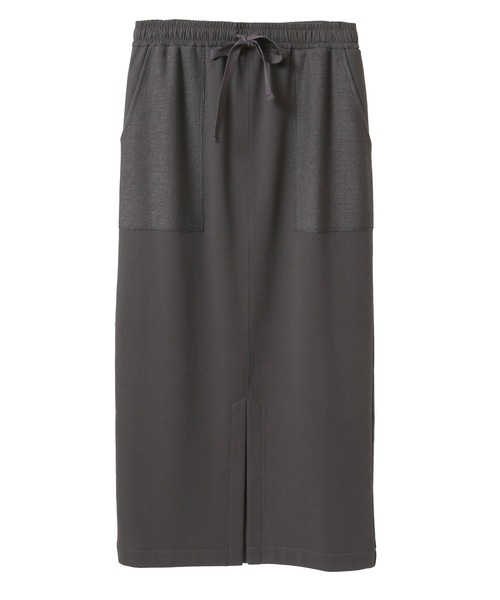 CRAFT STANDARD BOUTIQUE(クラフトスタンダードブティック)の「カットソーIラインスカート◆(スカート・レディース・アイボリー/ダークグレー/イエロー・FREE)」の11枚目の写真