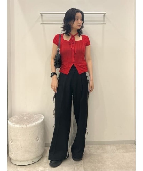 SLY TIE DESIGN HG トップス SLY ニット セーター 「再入荷」TIE DESIGN HG TOPS タイ