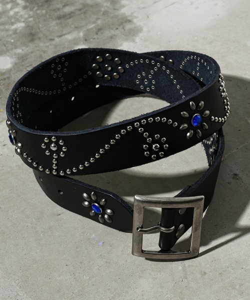 Abraham スタッズベルト Sky 26ー30W Abraham スタッズベルト Sky 26ー30W スタッズベルトの通販 横浜駅西口