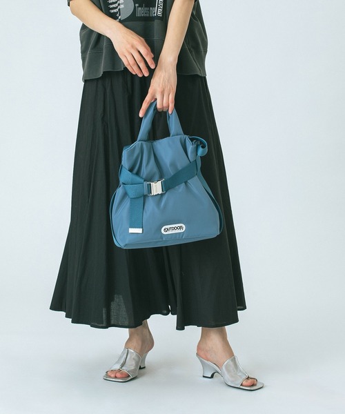 ブルー・ブラウンROSE BUD別注カラー】(OUTDOOR)2WAY BELT BAG