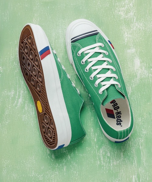 PRO-Keds(プロケッズ)の「PRO-Keds プロケッズ ロイヤルアメリカ ロー(スニーカー・メンズ・オフホワイト/ブラック/グリーン/ブルー/イエロー/レッド/ホワイト・23.0cm/23.5cm/24.0cm/24.5cm/25.0cm/25.5cm/26.0cm/26.5cm/27.0cm/27.5cm/28.0cm/28.5cm/29.0cm/29.5cm)」の4枚目の写真