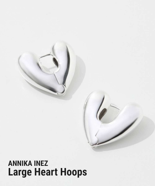 期間限定セール中! 新品☆ ANNIKA INEZ ハート ラージ フープピアス ANNIKA INEZ アニカイネズ LARGE HEART HOOP ピアス – CALIDA