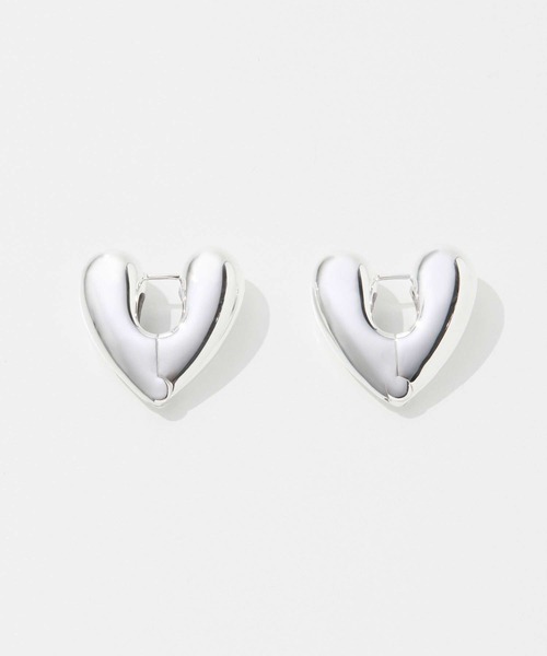 ANNIKA INEZ Heart Hoops, Lrg アニカ イネズ ハートフープ