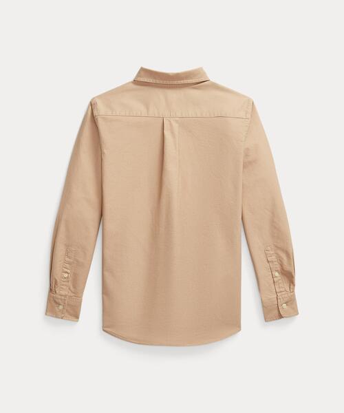 POLO RALPH LAUREN CHILDRENSWEAR（ポロ ラルフ ローレン チルドレンズウェア）の「ガーメントダイド コットン オックスフォード シャツ（シャツ/ブラウス・キッズ・ブラウン系3・L/M/S/XL）」の4枚目の写真