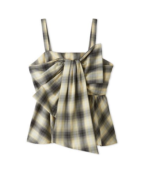 オンブレラメチェックリボンキャミ（キャミソール）｜FRAY I.D（フレイ