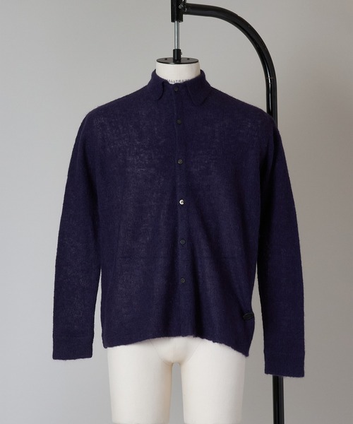 SHINYAKOZUKA(シンヤコヅカ)の「NOTHING SPECIAL KNITTED SHIRT(カーディガン/ボレロ・メンズ・ブルー系その他/チャコール/ダークブラック/ダークネイビー・MEDIUM/SMALL/LARGE)」の4枚目の写真