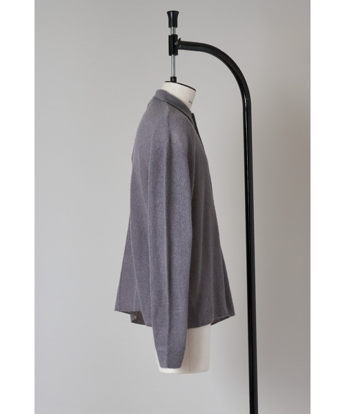 SHINYAKOZUKA(シンヤコヅカ)の「NOTHING SPECIAL KNITTED SHIRT(カーディガン/ボレロ・メンズ・ブルー系その他/チャコール/ダークブラック/ダークネイビー・MEDIUM/SMALL/LARGE)」の7枚目の写真
