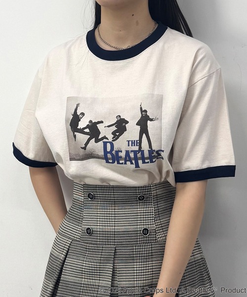 NICOLE CLUB(ニコル クラブ)の「BeatlesツアープリントTシャツ(Tシャツ/カットソー・レディース・オフホワイト・FREE)」の1枚目の写真