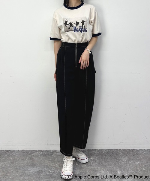 NICOLE CLUB(ニコル クラブ)の「BeatlesツアープリントTシャツ(Tシャツ/カットソー・レディース・オフホワイト・FREE)」の7枚目の写真