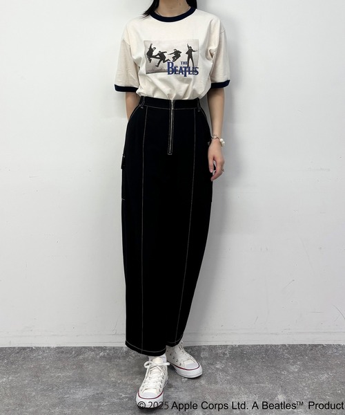 NICOLE CLUB(ニコル クラブ)の「BeatlesツアープリントTシャツ(Tシャツ/カットソー・レディース・オフホワイト・FREE)」の8枚目の写真