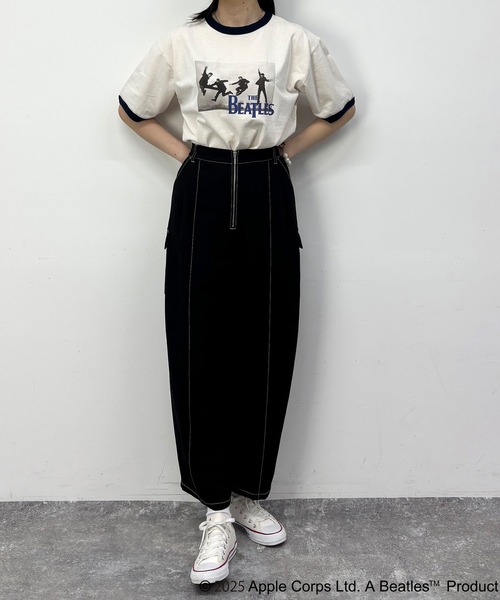 NICOLE CLUB(ニコル クラブ)の「BeatlesツアープリントTシャツ(Tシャツ/カットソー・レディース・オフホワイト・FREE)」の9枚目の写真