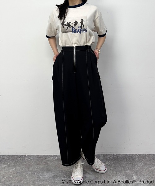NICOLE CLUB(ニコル クラブ)の「BeatlesツアープリントTシャツ(Tシャツ/カットソー・レディース・オフホワイト・FREE)」の10枚目の写真