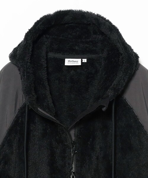 WILD THINGS（ワイルドシングス）の「WILD THINGS / LEVEL3 シャギーコート（その他アウター・レディース・ブラック・SMALL）」の3枚目の写真