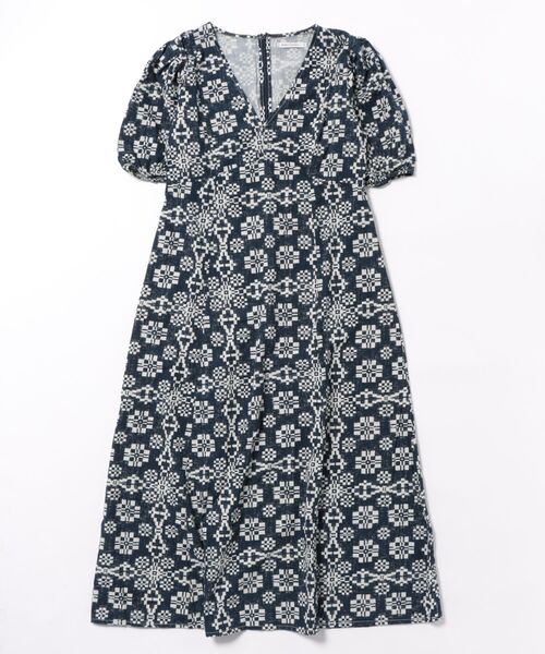 BOBO CHOSES(ボボショーズ)の「Kaleidoscope pattern evase v-neck dress(ワンピース・レディース・ネイビー・L/M/S/XL/XS)」の11枚目の写真