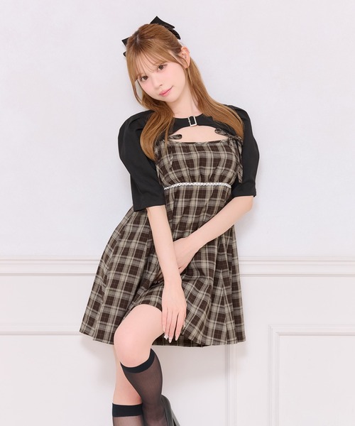 apres jour ツイードショートジャケット ミニワンピースセット apres