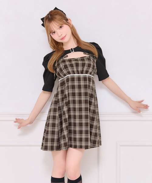 セール】ショートボレロ+ミニキャミワンピース（ワンピース）｜apres