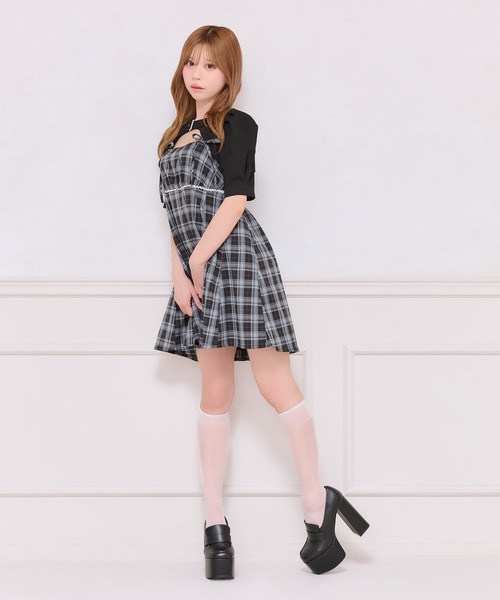 apres jour(アプレジュール)の「ショートボレロ+ミニキャミワンピース(ワンピース・レディース・ブラウン系その他/ブラック系その他/グレー・SMALL/MEDIUM/X-LARGE)」の15枚目の写真