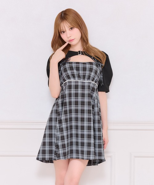 セール】ショートボレロ+ミニキャミワンピース（ワンピース）｜apres