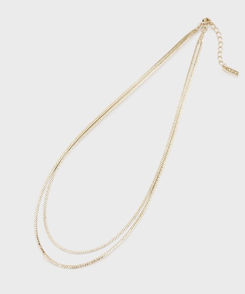 INDIVI(インディヴィ)の「レイヤードチェーンネックレス(ネックレス・レディース・シルバー/ゴールド・00)」の3枚目の写真