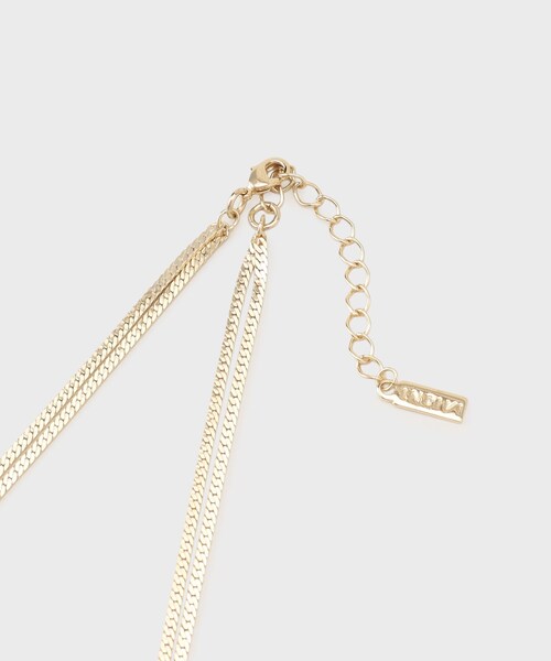 INDIVI(インディヴィ)の「レイヤードチェーンネックレス(ネックレス・レディース・シルバー/ゴールド・00)」の5枚目の写真