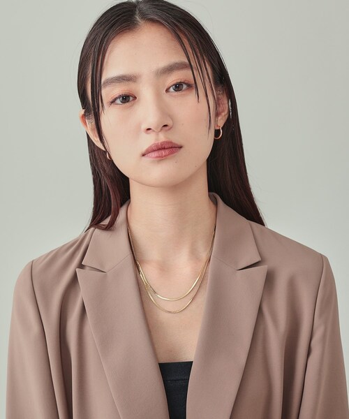 INDIVI(インディヴィ)の「レイヤードチェーンネックレス(ネックレス・レディース・シルバー/ゴールド・00)」の8枚目の写真