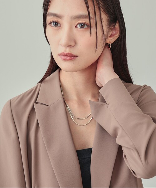 INDIVI(インディヴィ)の「レイヤードチェーンネックレス(ネックレス・レディース・シルバー/ゴールド・00)」の9枚目の写真