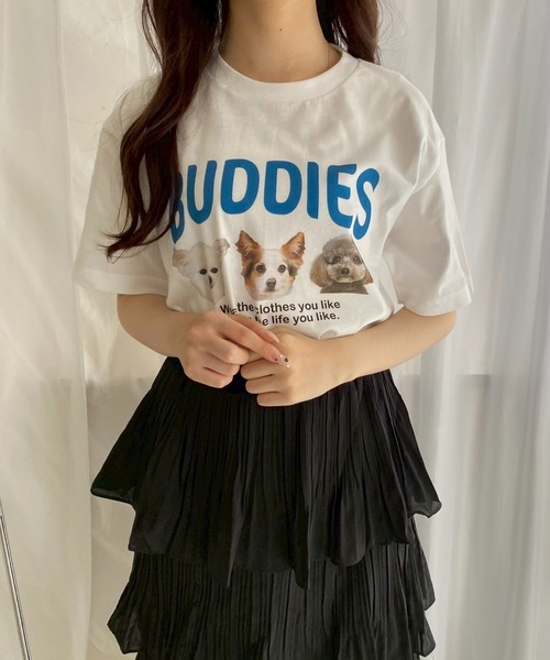 cuorequal（クオレコール）の「カジュアルアニマル半袖Tシャツ（Tシャツ/カットソー・レディース・B/A・MEDIUM）」の2枚目の写真