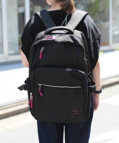 anello GRANDE(アネログランデ)の「【anello GRANDE】大容量 BUDDY 多機能リュック(バックパック/リュック・レディース・ターコイズブルー/ピンク/ブラック・FREE)」の1枚目の写真