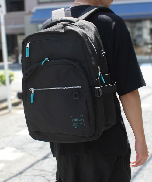 anello GRANDE(アネログランデ)の「【anello GRANDE】大容量 BUDDY 多機能リュック(バックパック/リュック・レディース・ターコイズブルー/ピンク/ブラック・FREE)」の3枚目の写真