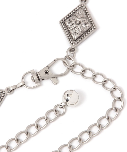 LEPSIM（レプシィム）の「コンチョチェーンベルト　576538（ベルト・レディース・シルバー・ONE SIZE）」の8枚目の写真