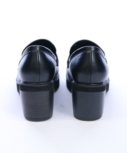 ボリュームソールローファー[オフィスカジュアル 着回し抜群