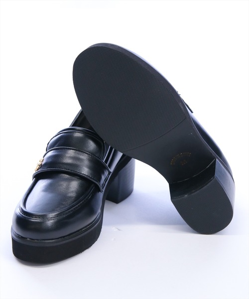 clear（クリア）の「ボリュームソールローファー[オフィスカジュアル 着回し抜群 大人 ガーリー]（ローファー・レディース・ブラック/ブラック系その他・L/M）」の7枚目の写真