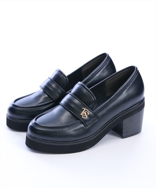 ボリュームソールローファー[オフィスカジュアル 着回し抜群