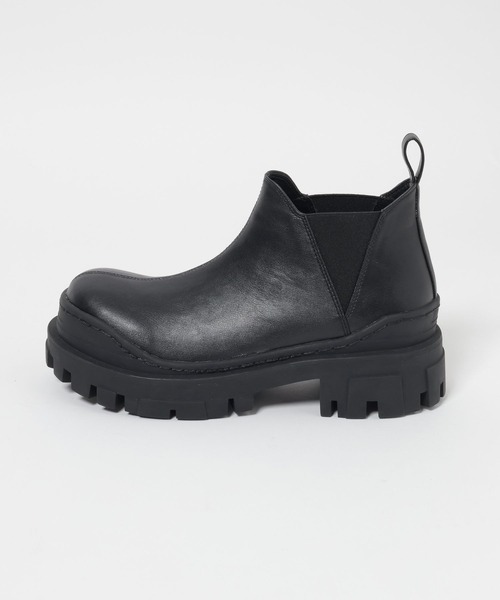 JEANASIS（ジーナシス）の「サイドゴアアンクルブーツ/581278（ブーツ・レディース・カーキ系/ブラック・MEDIUM/LARGE）」の11枚目の写真