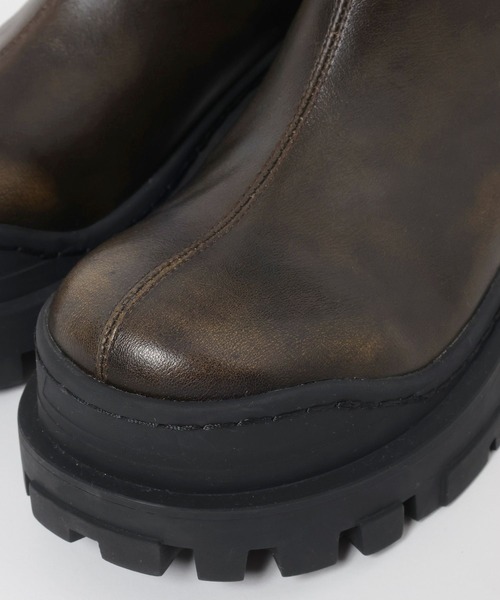 JEANASIS（ジーナシス）の「サイドゴアアンクルブーツ/581278（ブーツ・レディース・カーキ系/ブラック・MEDIUM/LARGE）」の18枚目の写真