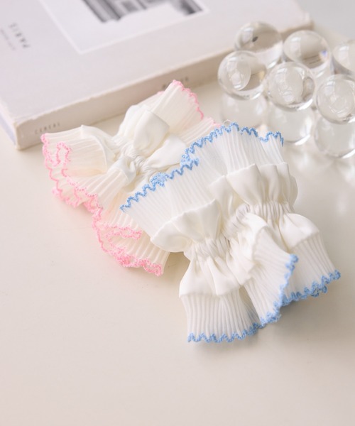 セール】配色スカラップシュシュ（シュシュ）｜ROPE' PICNIC（ロペ