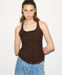 THROW by SLY(X[oCXC)THROW DRAPE DESIGN TANK TOP h[vfUC ^Ngbv ĕ H(^Ngbv)
