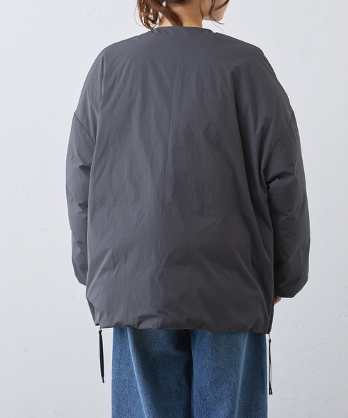 セール】【WEB限定】フレンチダックダウン サイドジップジャケット