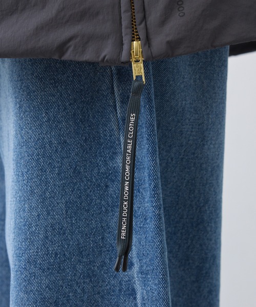 WEB限定】フレンチダックダウン サイドジップジャケット（ダウン