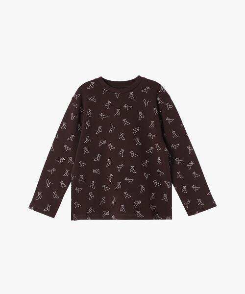 キッズ プリント コットン 長袖 スウェット