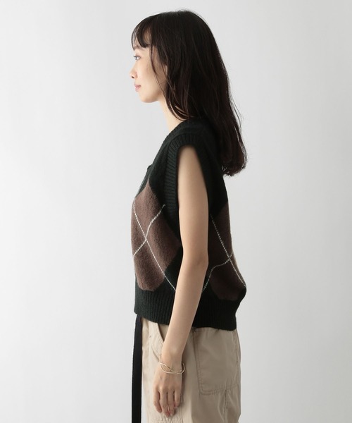 FOUND GOOD(ファウンドグッド)の「デカガイルニットベスト(ベスト・レディース・ブラック/ネイビー・L/M)」の19枚目の写真