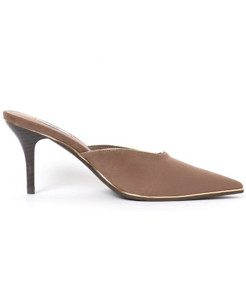 R&E（アールアンドイー）の「【R&E】ゴールドパイピングミュールパンプス（パンプス・レディース・ブラック/モカ/カーキ・M/S/LL/L）」の16枚目の写真