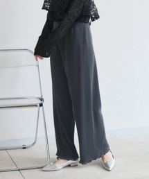 パラダイスピクニック　パンツ セール】33℃ ポンチ×布帛ワイドカーブパンツ（その他パンツ