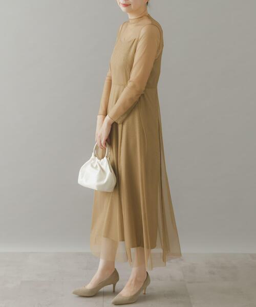 kaene ラメチュールメロウドレス URBAN RESARCH URBAN RESEARCH ROSSO